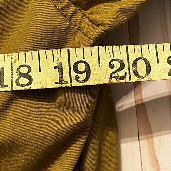 Zara Women Round Neck Cinch Waist Green Drawstring Jacket Sz S Women - Picture 8 of 9